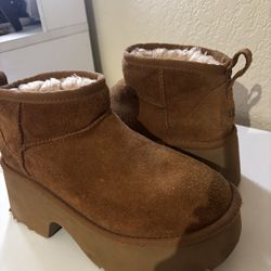 Brown Ugg Platform