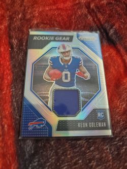 2024 Panini Prizm Football Rookie Gear Keon Coleman