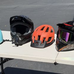 Bike helmets (look at description)