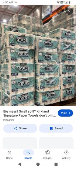 12 packs of paper towels