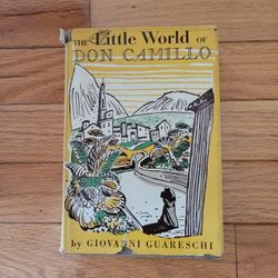 Vintage “The Little World Of Don Camillo”By Giovanni Guareschi~ 1950 Hardcover with Dust Jacket Book. 1st Edition
