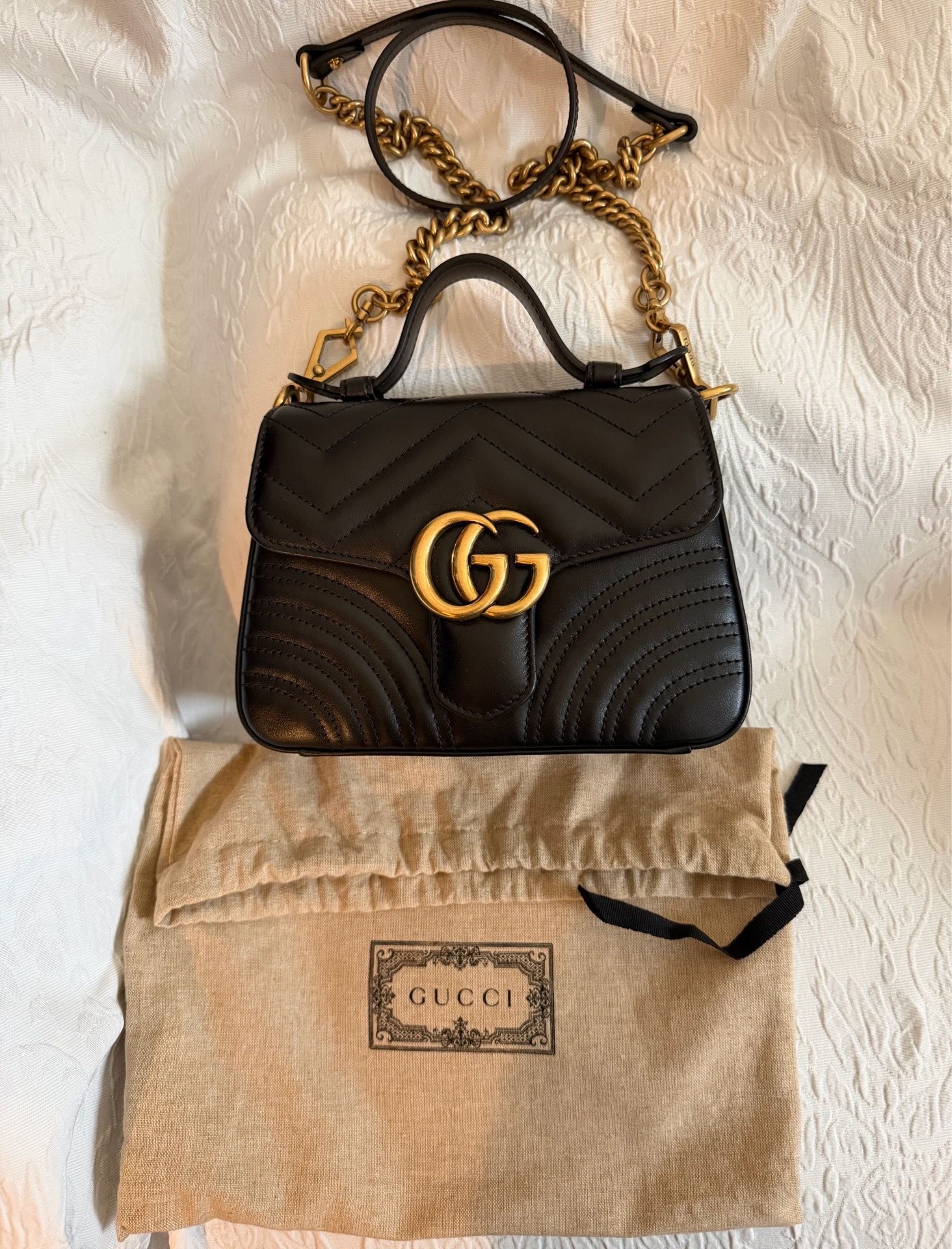 Gucci black small bag Marmont