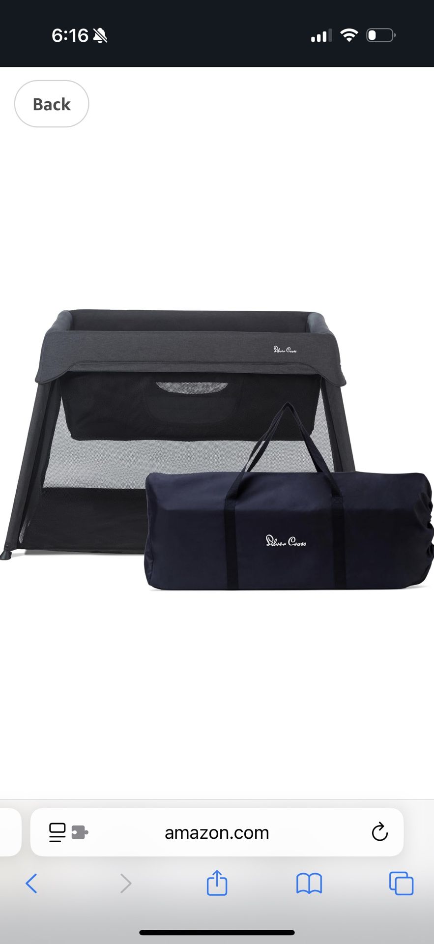 Silver Cross Portable Crib