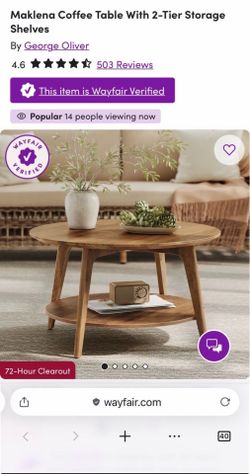 Brand-new coffee table