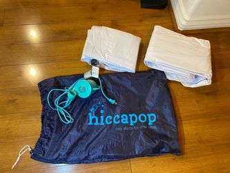 Hiccapop inflatable kids bed with pump
