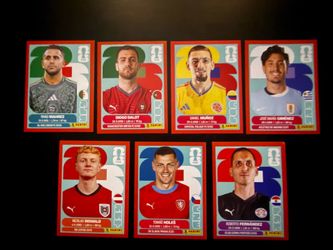 2026 Panini World Cup Stickers - Red Border