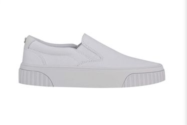 Brand New White Slip On Sneakers Sz 5.5M Nine West