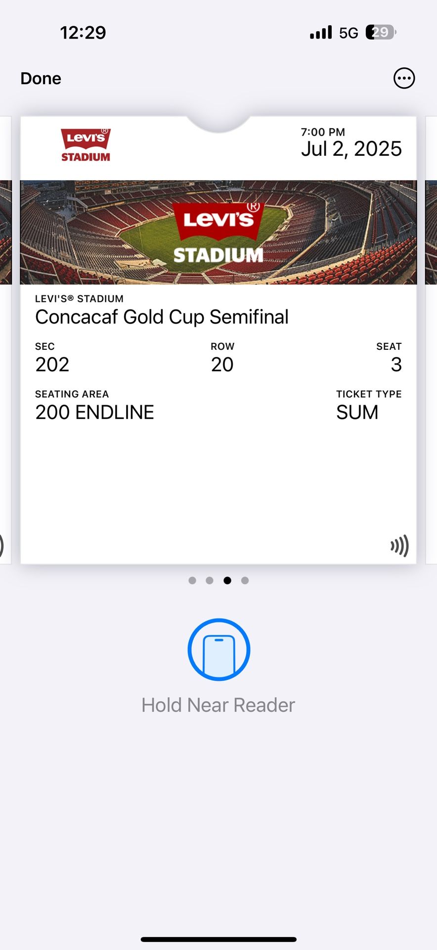 Se venden 2 Boletos para la semi de hoy..!!
