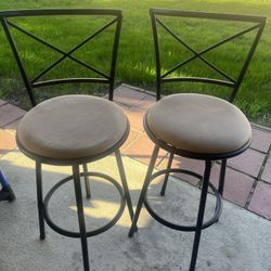 Bar Height Swivel Stools (2)