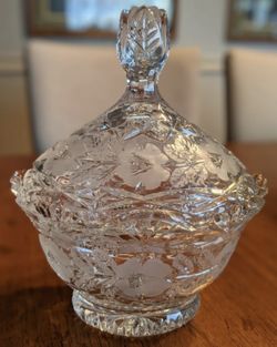 Vintage Crystal Candy Dish