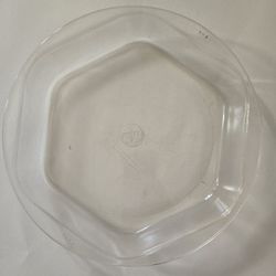 PYREX Vintage Hexagon Pie Plate 1203 HC 9.5 inches
