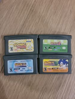Sonic GBA games