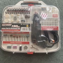 Mastergrip Rotary Tool Kit & Accessory Set