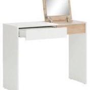 REN HOME NILES VANITY DESK WITH 1 DRAWER AND FLIP-OUT MIRROR, NEW IN BOX