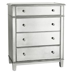 Pier 1 Silver Mirrored Dresser/Nightstand combo
