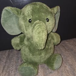 Kohl’s Grandpa Green Elephant 12” Plush Stuffed Animal Lane Smith Book Character
