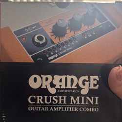 Mini Amplificador,Model: Crush Mini, Type: Guitar Combo.