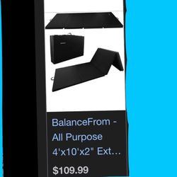 LIKE NEW EXERCISE MAT 30$  Firm But Cushiony 