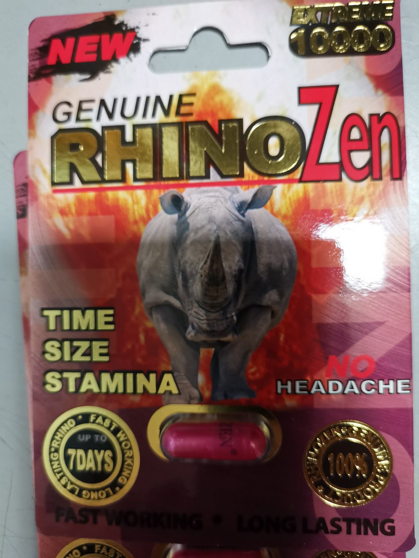 Disfunction erectil o ereccion rhino zen 6piezas