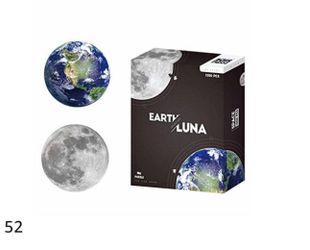 Double Sided Round Jigsaw Puzzle Earth and Moon for Adults Teens 1000 Pieces Available 4 $10 Ea