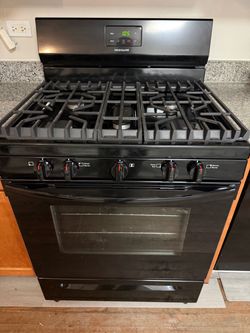 Black new Gas stove