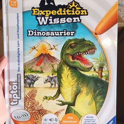German Dinosaur Book and Reader Pen