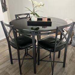 Dining Set (table + 3 Chairs)