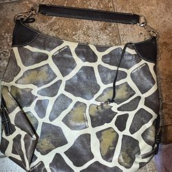 Dooney And Bourke Giraffe Print Bag