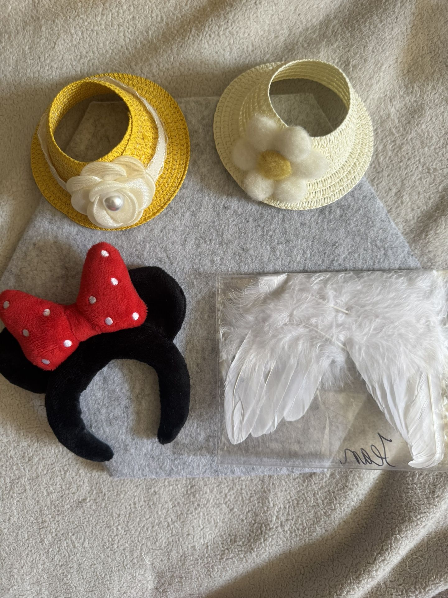 Labubu Plushie Hats, Wings , Minnie Ears  Accessories 