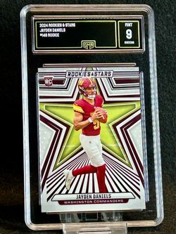 2024 Rookies & Stars 🔥 Jayden Daniels 🔥 Rookie GMA 9 Mint 💎 - Washington Commanders