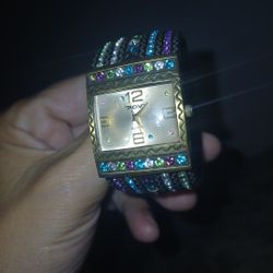 crystals cuff bracelet