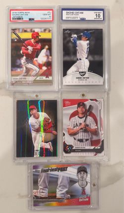 2018 Topps Now Shohei Ohtani #5J Japan /3982 (RC) PSA 10 Gem + Ohtani 10 & 3rare