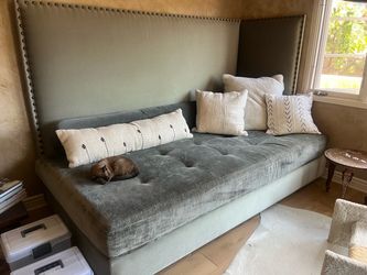 Mohair daybed 52”x94