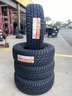 BRAND NEW LT285/75/16 ARROYO A/T TIRES $480 FREE DELIVERY