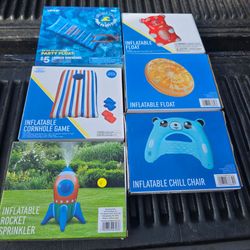 New pool floats.