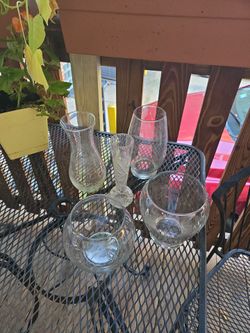 Glass vases