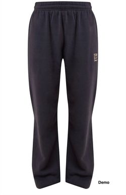 PrettyLittleThing PLT Embroidered Cotton Fleece Cuffed Sweatpants (Large)