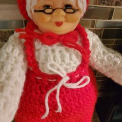 Vintage Mrs. Santa Claus Doll