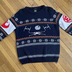 Disney. Star Wars Ugly Christmas/Holiday Sweater, Size L, Made In England And High Quality