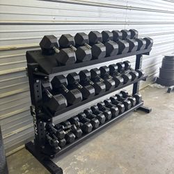 Rogue Dumbbells And Rack 