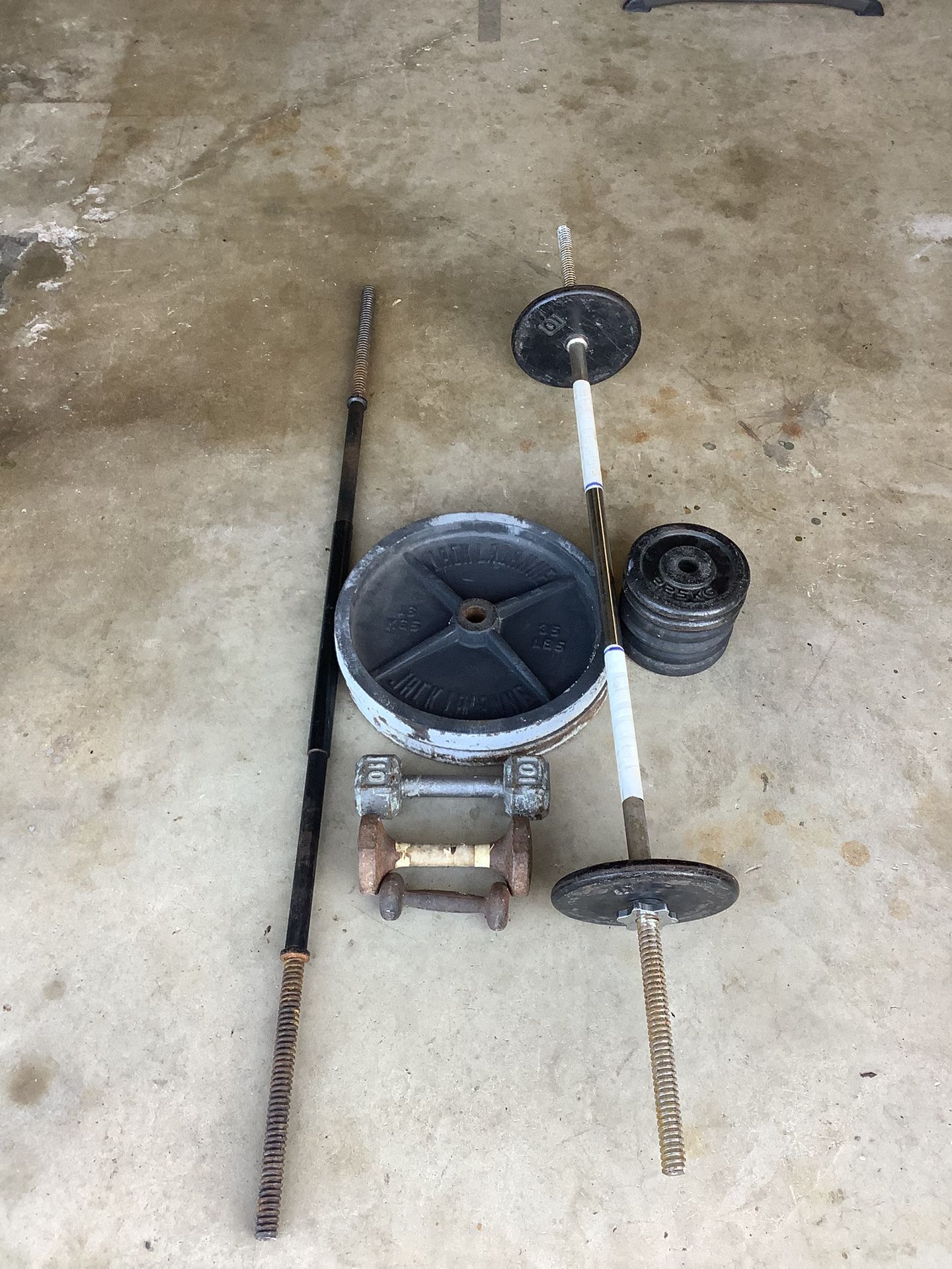 Standard Weights And Bars 