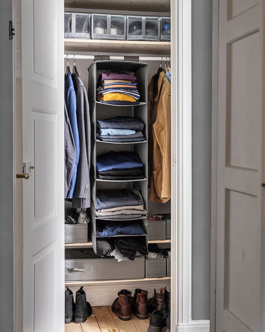 Two Hanging Closet Organizers 