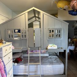 Twin Beds, Color Gray