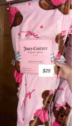 Juicy couture bear blanket