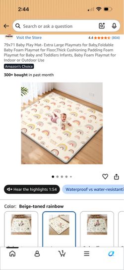 Baby play mat