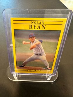 1991 Fleer Nolan Ryan Baseball Card