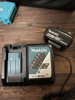Makita 18v 4.0ah Battery And Charger