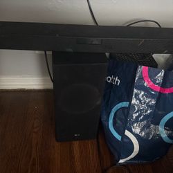 LG Soundbar And Subwoofer 