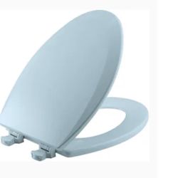 Bemis Lift-Off Dresden Blue Elongated Toilet Seat