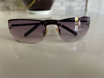 Rimless Kenneth Cole  Sunglasses Purple Gradient Lenses
